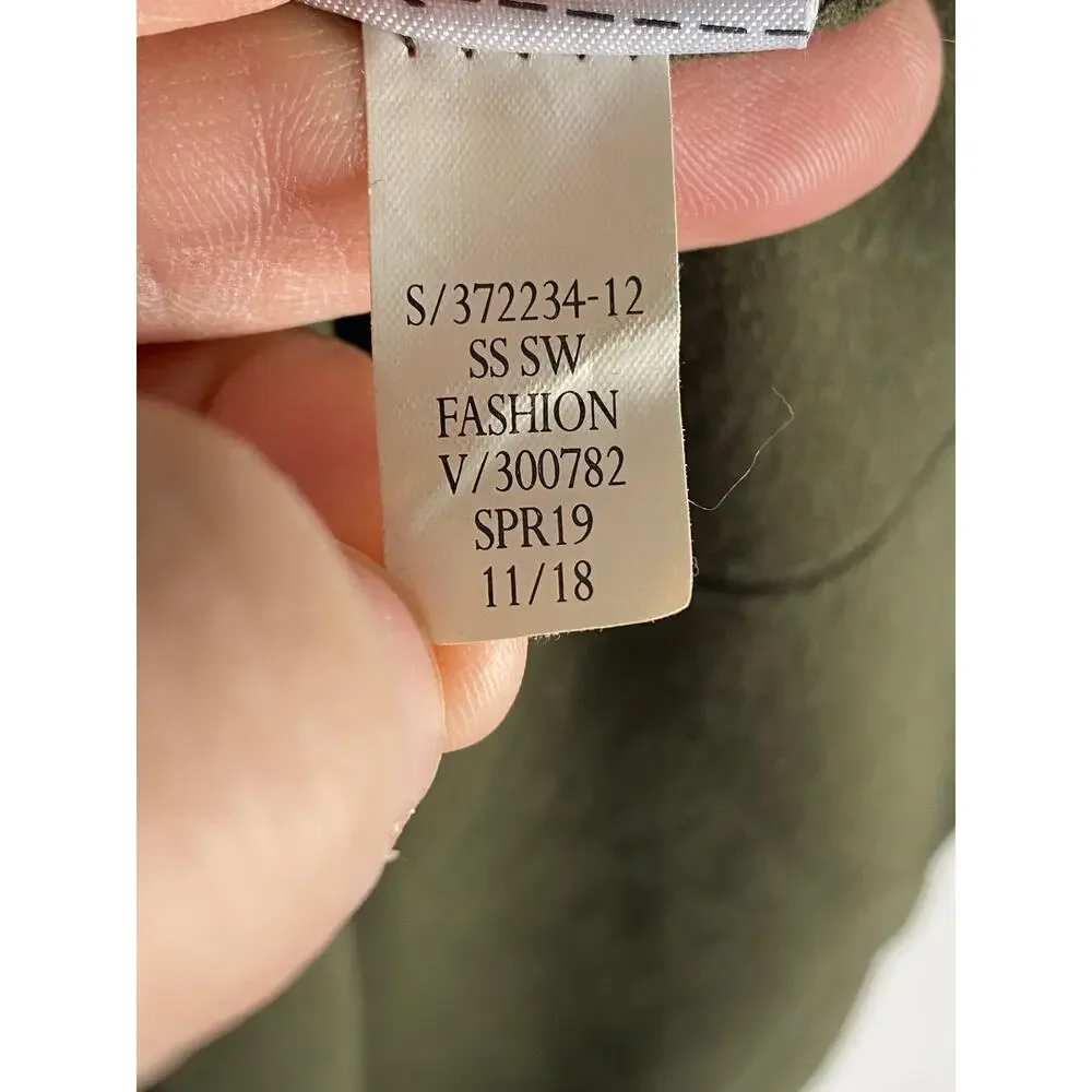 Banana Republic Soft Wash Crew Neck T Shirt Men L Olive Green Minimalist Capsule